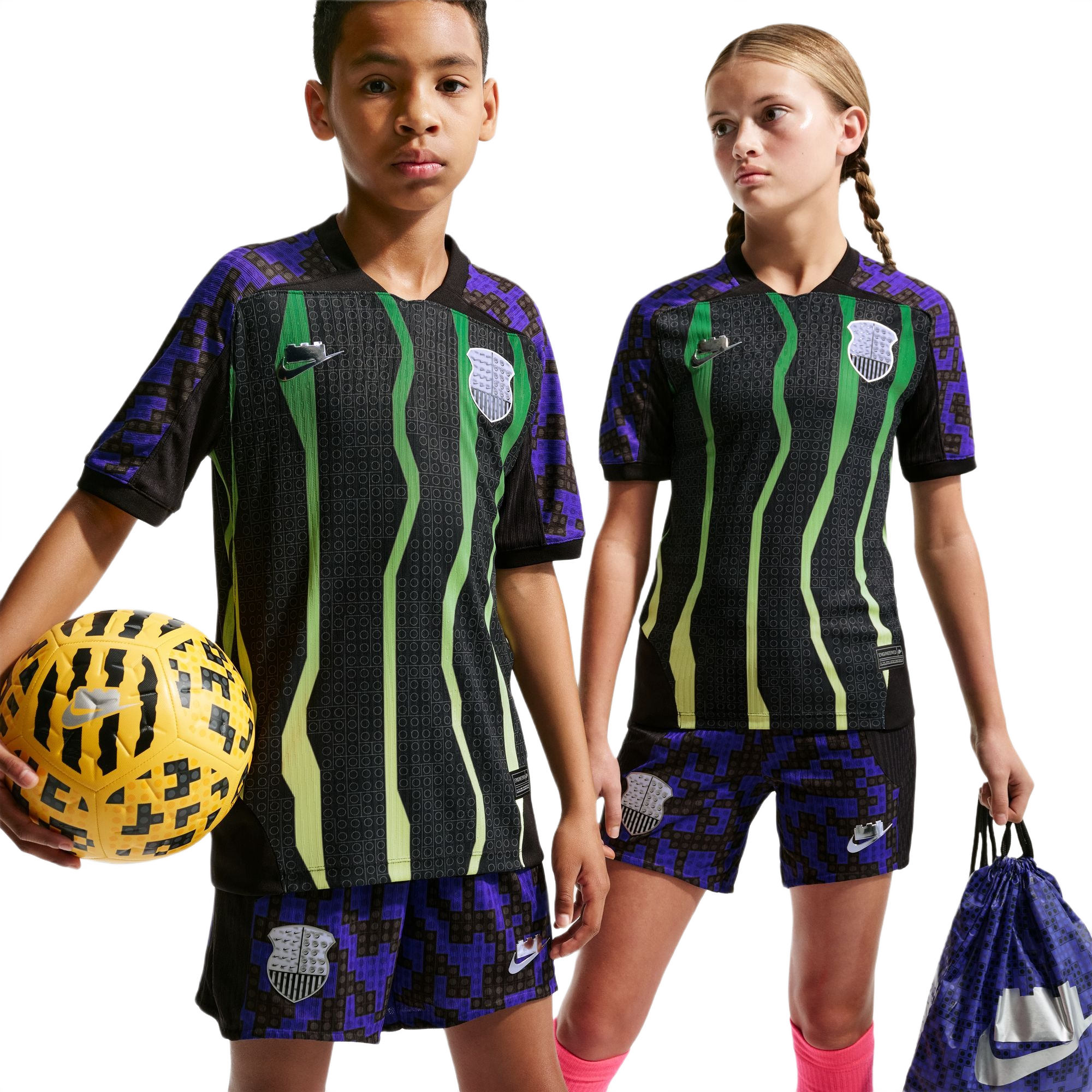 Nike Big Kids' x LEGO Collection Aero-FIT Soccer Jersey - BLACK